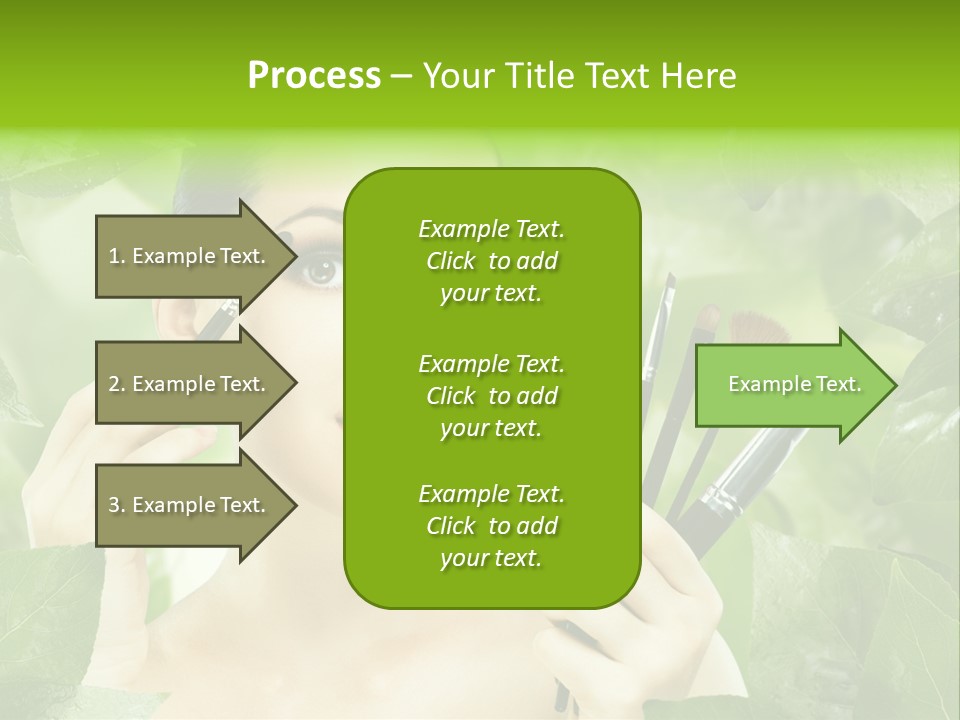 Close Up Head Elegance PowerPoint Template