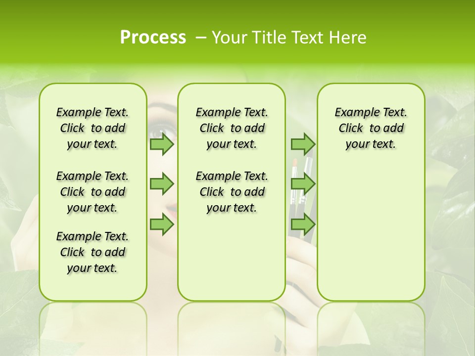 Close Up Head Elegance PowerPoint Template