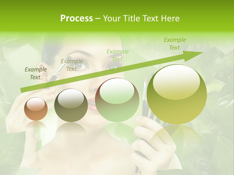 Close Up Head Elegance PowerPoint Template