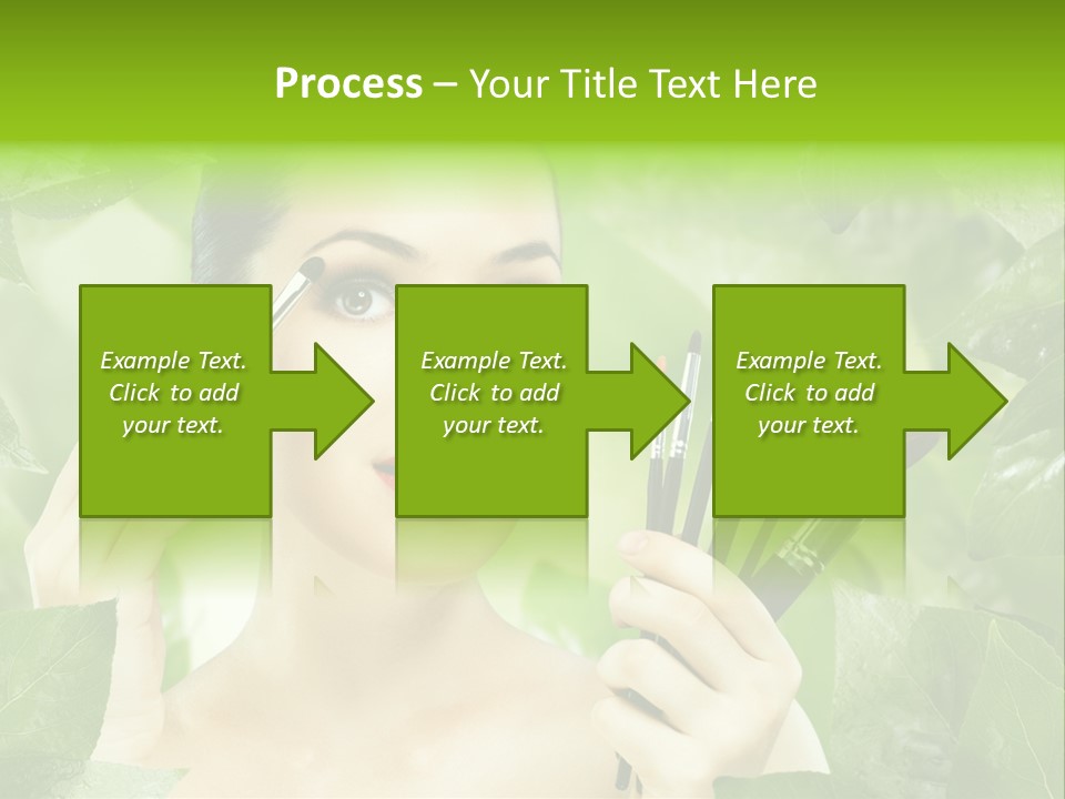 Close Up Head Elegance PowerPoint Template