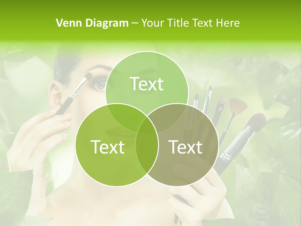 Close Up Head Elegance PowerPoint Template