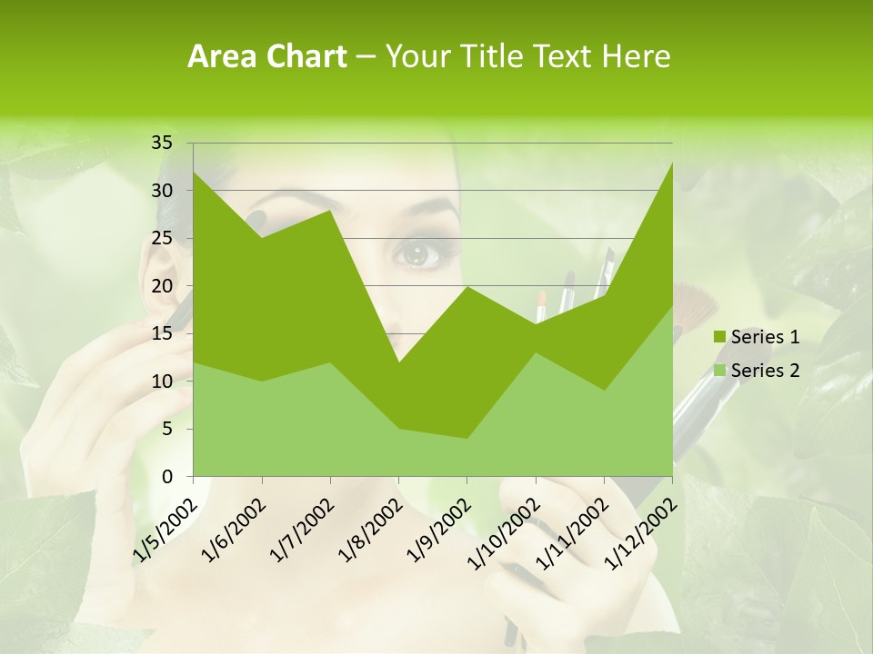Close Up Head Elegance PowerPoint Template