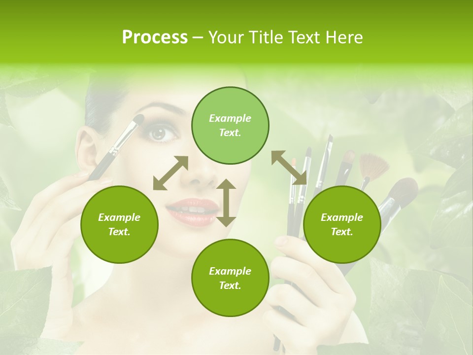 Close Up Head Elegance PowerPoint Template