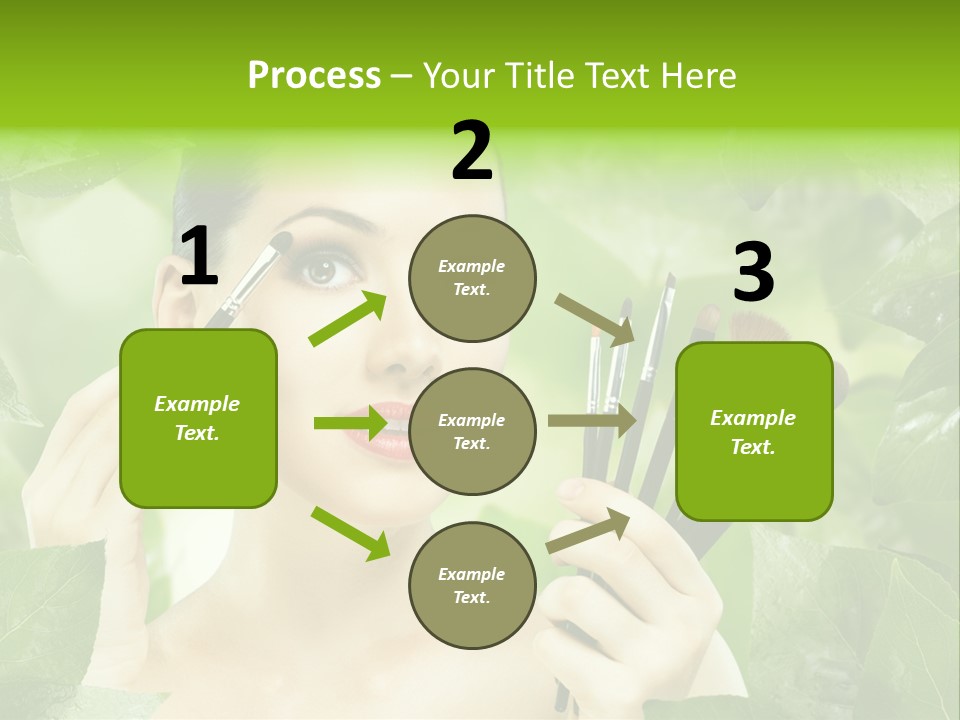 Close Up Head Elegance PowerPoint Template