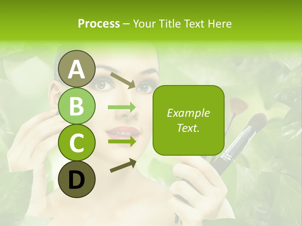 Close Up Head Elegance PowerPoint Template