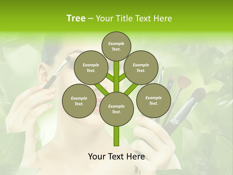 Close Up Head Elegance PowerPoint Template