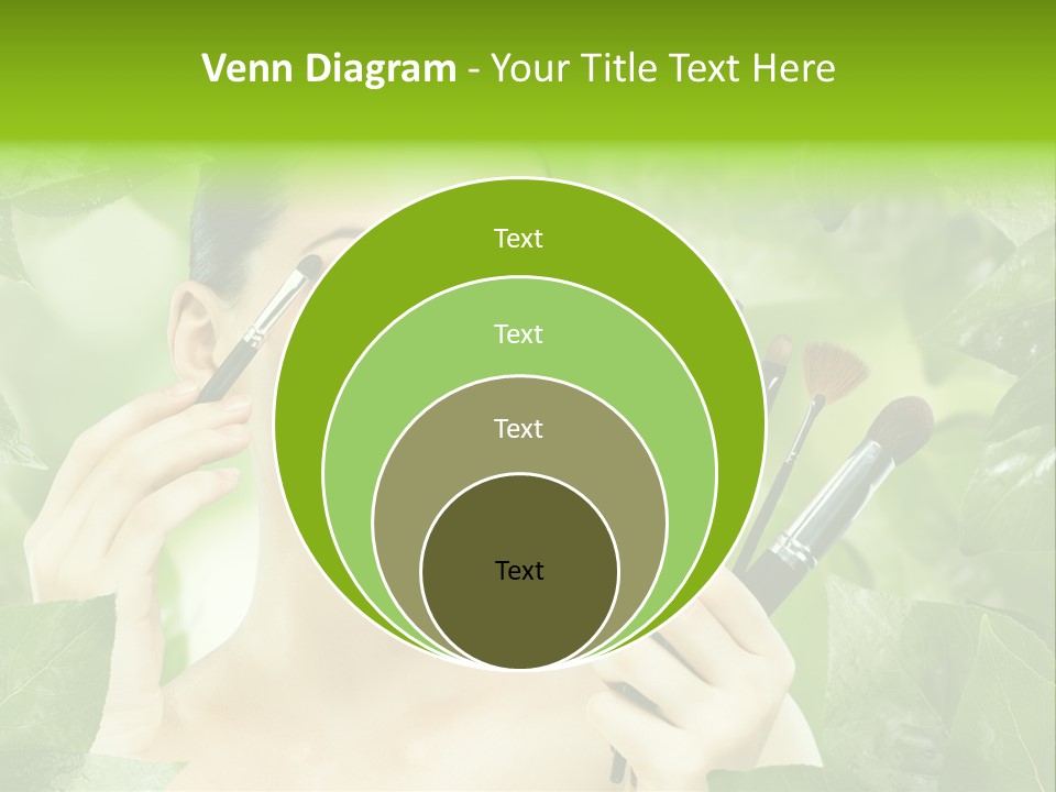 Close Up Head Elegance PowerPoint Template