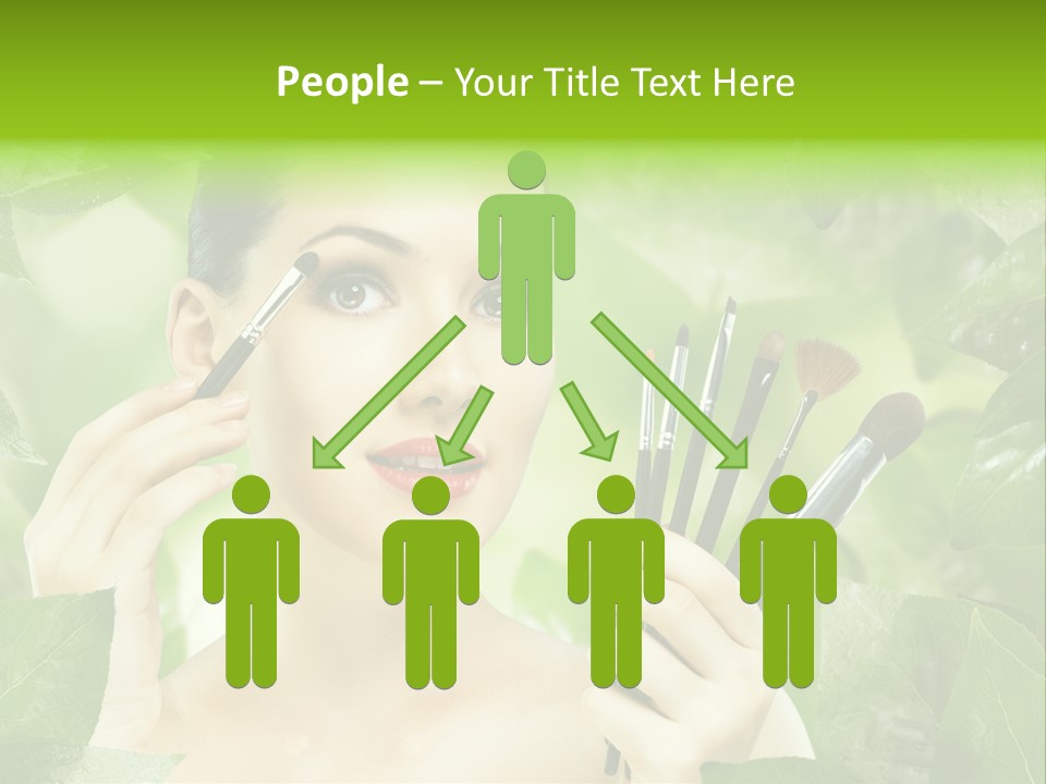 Close Up Head Elegance PowerPoint Template