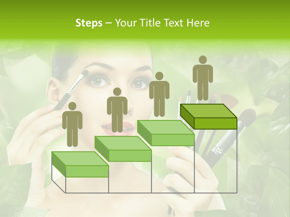 Close Up Head Elegance PowerPoint Template