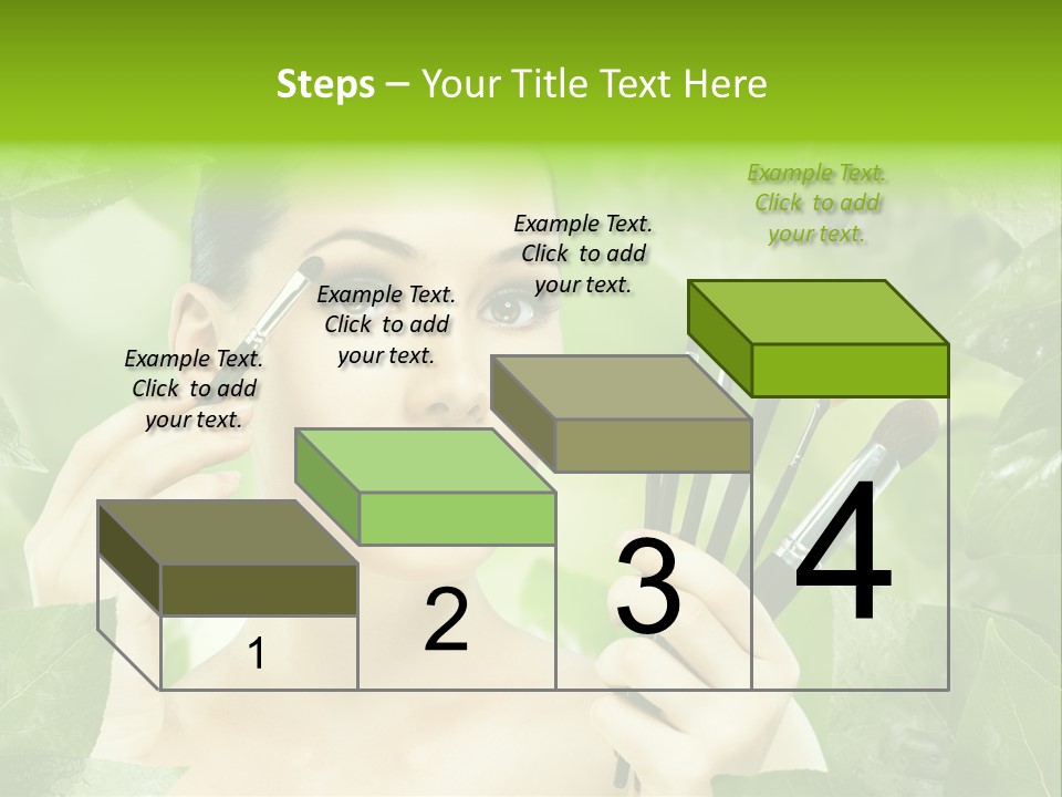 Close Up Head Elegance PowerPoint Template