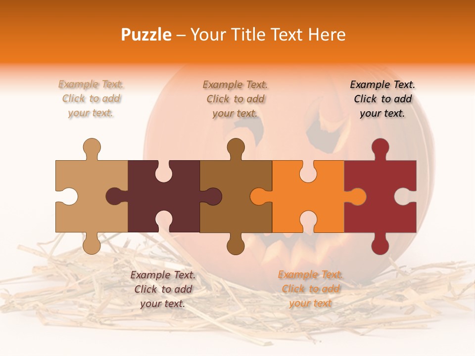 Halloween Ea Onal Bed PowerPoint Template