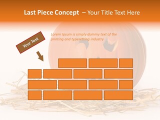 Halloween Ea Onal Bed PowerPoint Template