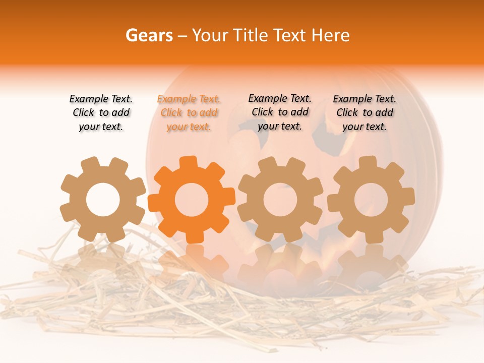 Halloween Ea Onal Bed PowerPoint Template