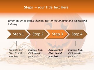 Halloween Ea Onal Bed PowerPoint Template