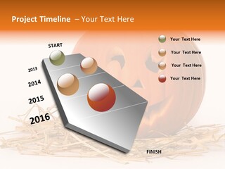 Halloween Ea Onal Bed PowerPoint Template