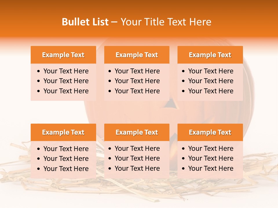 Halloween Ea Onal Bed PowerPoint Template