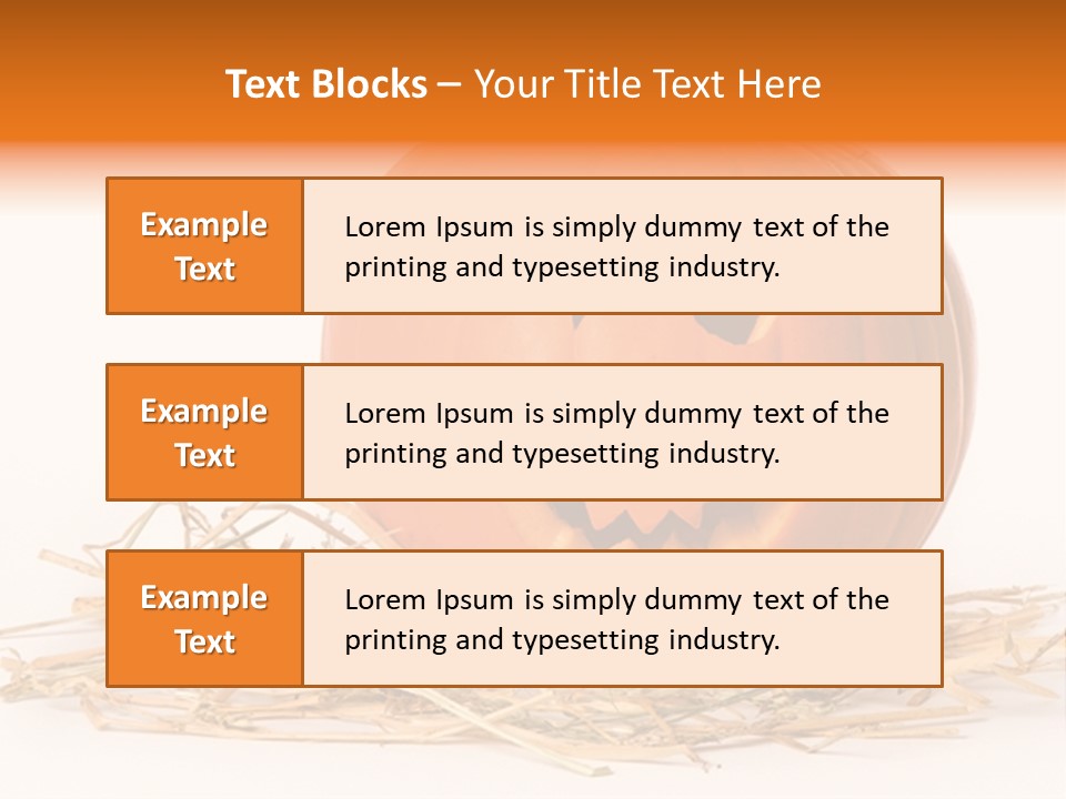 Halloween Ea Onal Bed PowerPoint Template