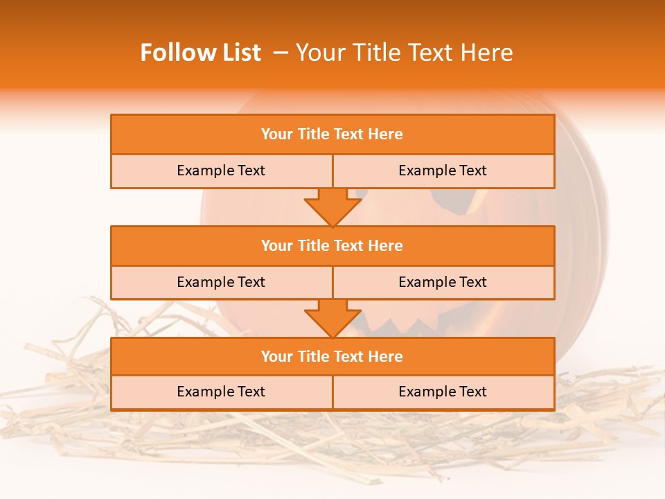 Halloween Ea Onal Bed PowerPoint Template