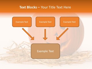 Halloween Ea Onal Bed PowerPoint Template