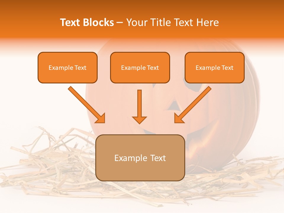 Halloween Ea Onal Bed PowerPoint Template