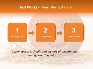 Halloween Ea Onal Bed PowerPoint Template