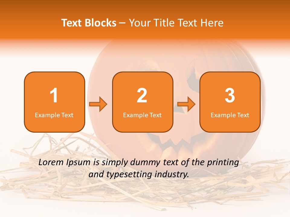 Halloween Ea Onal Bed PowerPoint Template