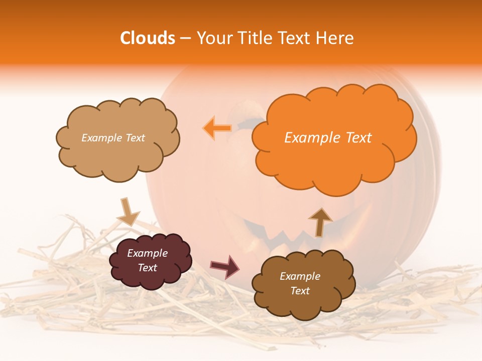 Halloween Ea Onal Bed PowerPoint Template