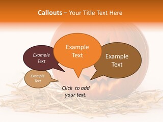 Halloween Ea Onal Bed PowerPoint Template