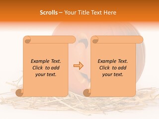 Halloween Ea Onal Bed PowerPoint Template