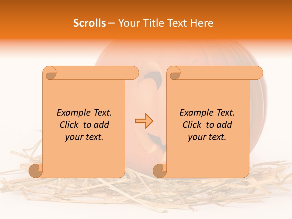 Halloween Ea Onal Bed PowerPoint Template