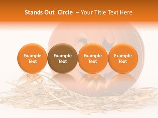 Halloween Ea Onal Bed PowerPoint Template