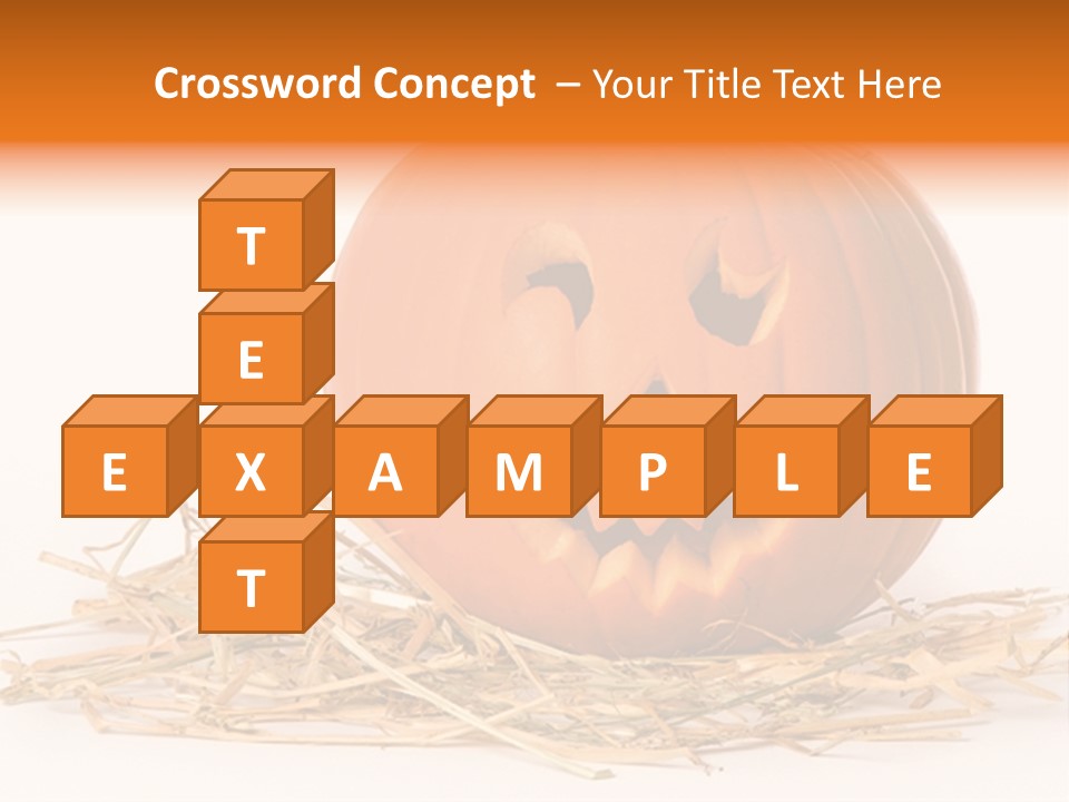Halloween Ea Onal Bed PowerPoint Template