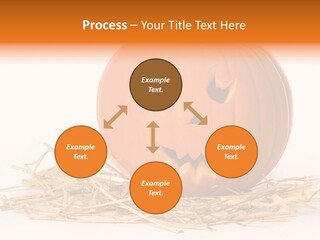 Halloween Ea Onal Bed PowerPoint Template
