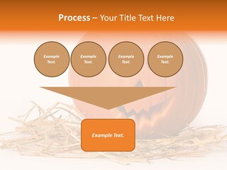 Halloween Ea Onal Bed PowerPoint Template