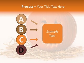 Halloween Ea Onal Bed PowerPoint Template