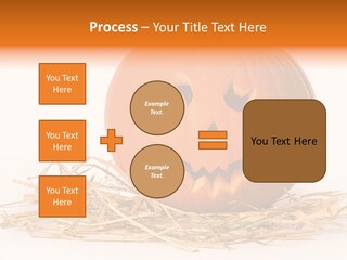 Halloween Ea Onal Bed PowerPoint Template