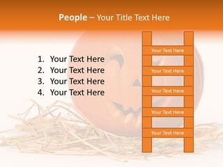 Halloween Ea Onal Bed PowerPoint Template