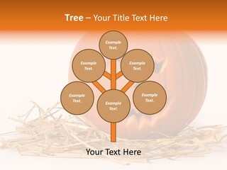 Halloween Ea Onal Bed PowerPoint Template