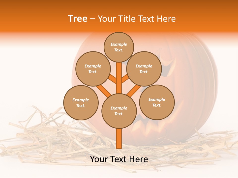 Halloween Ea Onal Bed PowerPoint Template
