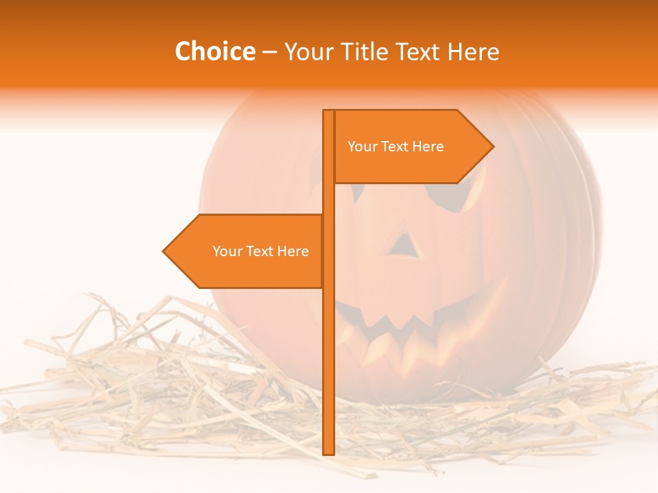 Halloween Ea Onal Bed PowerPoint Template