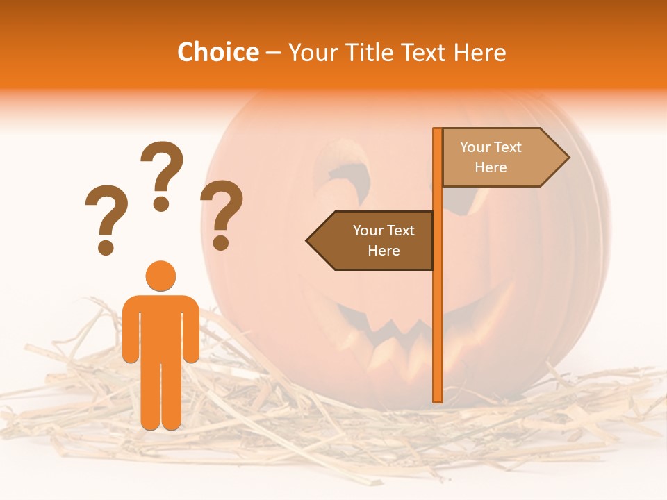 Halloween Ea Onal Bed PowerPoint Template