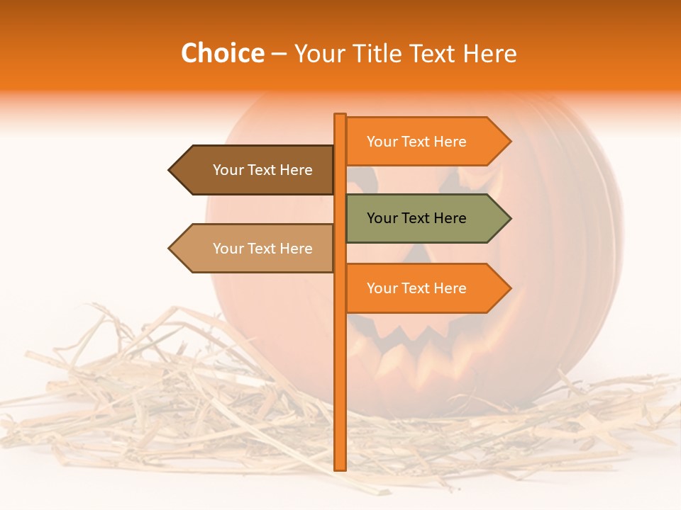 Halloween Ea Onal Bed PowerPoint Template