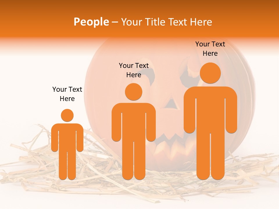 Halloween Ea Onal Bed PowerPoint Template
