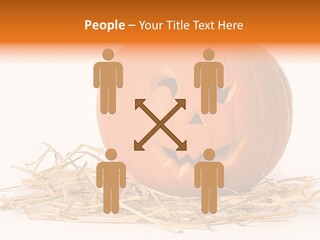 Halloween Ea Onal Bed PowerPoint Template