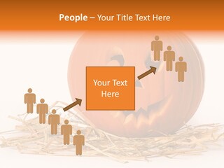 Halloween Ea Onal Bed PowerPoint Template