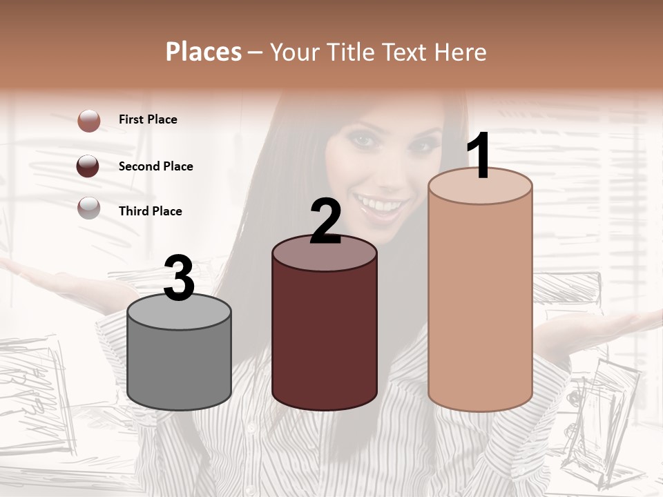 Cheerful Think Thoughtful PowerPoint Template