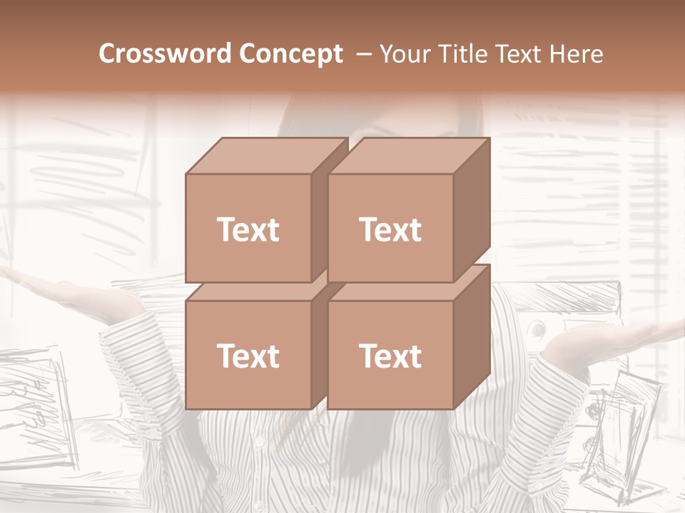 Cheerful Think Thoughtful PowerPoint Template