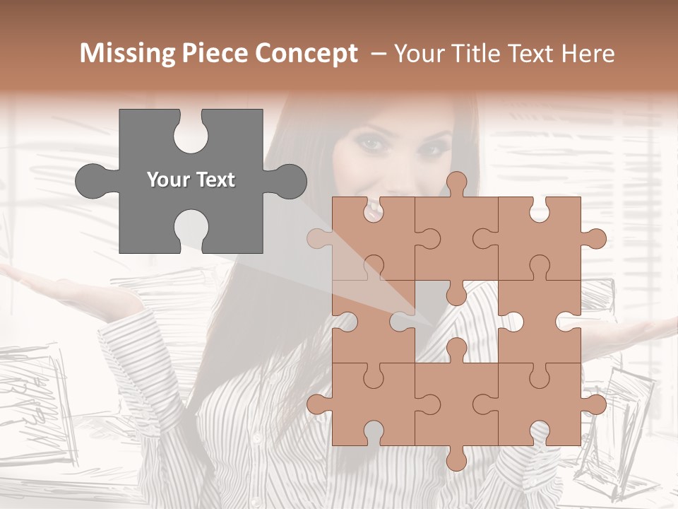 Cheerful Think Thoughtful PowerPoint Template