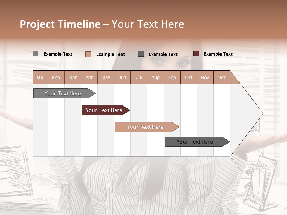 Cheerful Think Thoughtful PowerPoint Template