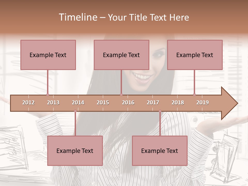 Cheerful Think Thoughtful PowerPoint Template